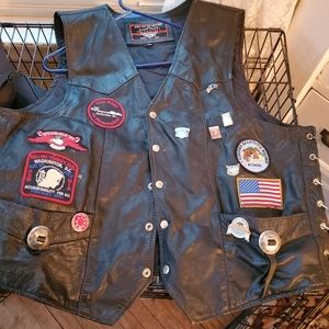 Men's Harley-Davidson leather vest